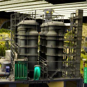 Макет нефтеперерабатывающего завода на заказ