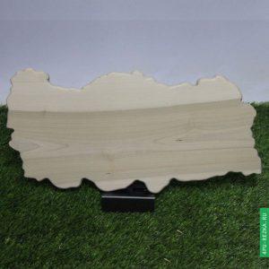 Доска в форме России