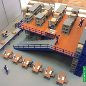 Макет склада на заказ