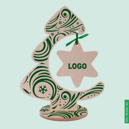 Новогодняя елка с логотипом сувенир