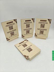 Фанерные таблички с QR-кодами — 4ПУ-РЕЗКА